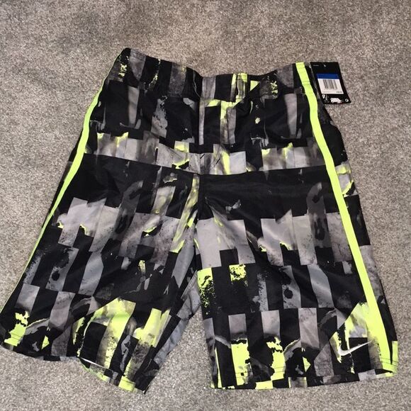 New $38 Boys lined swim trunk board swimming pool ocean beach shorts XL youth - Picture 1 of 6